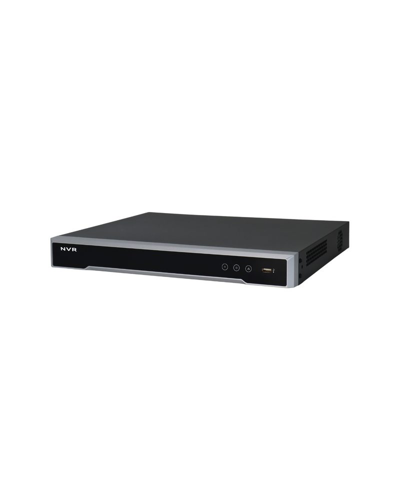 (NVR516P16-Q2) 16 Channel PoE NVR, 4K resolution, max 2 HDD, 1U case
