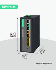 (POE-SW806GM-Solar) L2 Managed Solar PoE Switch with Built-in MPPT Solar Charge Controller