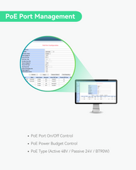 (POE-SW806GM-Solar) L2 Managed Solar PoE Switch with Built-in MPPT Solar Charge Controller