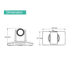 1080P 20x ONVIF Auto-Tracking USB2.0/HD-SDI/Ethernet IP PTZ Streaming Camera - LINOVISION US Store