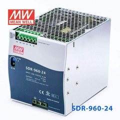 MW Mean Well SDR-960-48 48V 20A 960W Single Output Industrial DIN Rail with PFC Function Power Supply - LINOVISION US Store