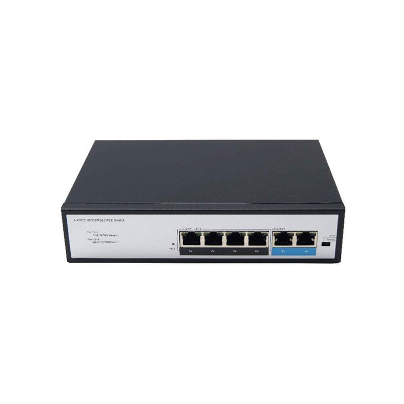 4 Port POE Switch 4 Port POE+ Port with 2 Uplink Port - LINOVISION US Store