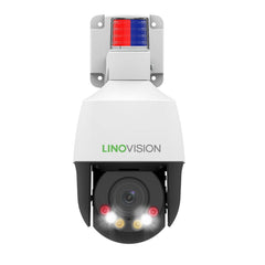 5MP Active Deterrence Network Mini PTZ Camera with Human/Vehicle Detection NDAA Compliant - LINOVISION US Store