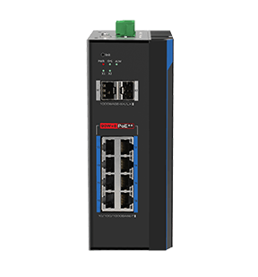 8-Port BTPoE Gigabit + 2-Port SFP L2 Managed Ethernet Switch 90W PoE for each port - LINOVISION US Store