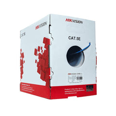 HIKVISION DS-1LN5EU-W/CMR 1000ft CCU UTP Cable, 24 AWG, 4 twisted pair, unshielded, Cat5e Cable, Blue - LINOVISION US Store