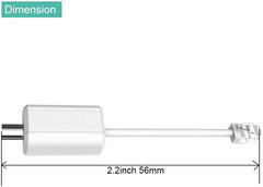 Passive RJ45 to BNC Adapter for EOC Switch04 or Dahua ePOE Switch (LR1002) 1 Pair - LINOVISION US Store