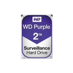 WD Purple 2TB Surveillance Hard Disk Drive - 5400 RPM Class SATA 6 Gb/s 64MB Cache 3.5 Inch (HDD-WDP2TB ) - LINOVISION US Store