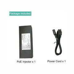 30W Gigabit Single Port Power Over Ethernet PoE Injector, 802.3at PoE Injector, 10/100/1000Mbps, Connect to IP Cameras, VoIP Phones, WiFi Access Point - LINOVISION US Store