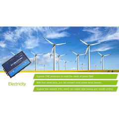 Industrial 4 Ports Serial RS232 RS485 RS422 to Ethernet Converter Support Modbus RTU to TCP Remotely Manage Any Serial Device Like POS Machines Incl - LINOVISION US Store