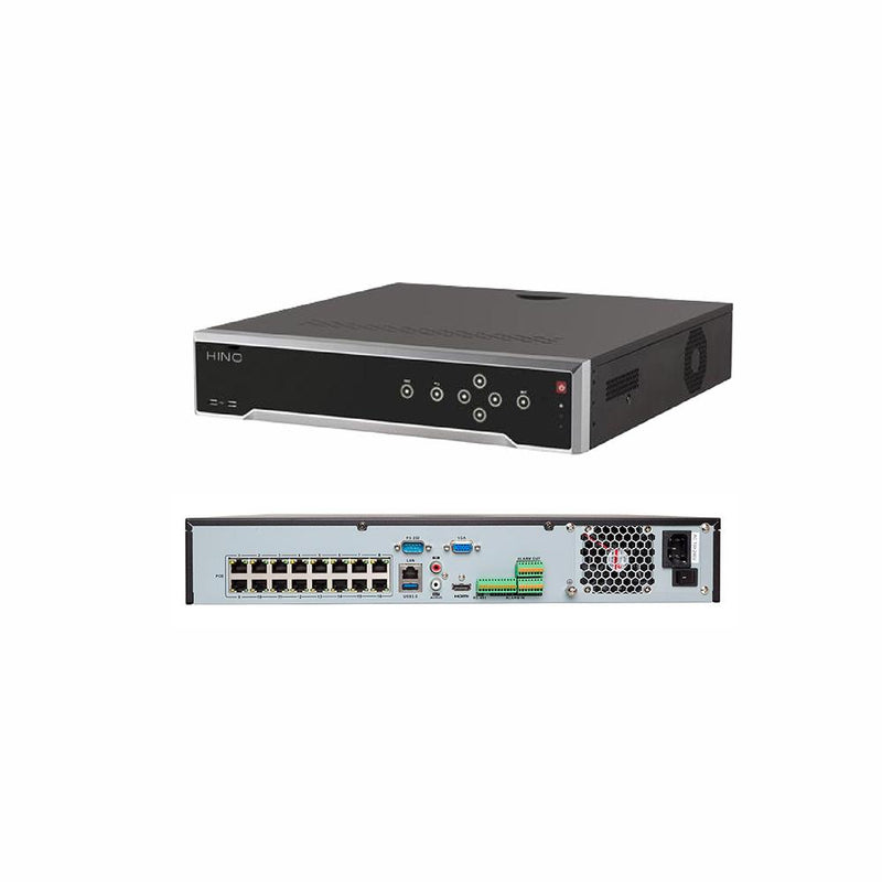 32ch POE NVR, 12mp resolution, max 4 HDD. 1.5U case (NVR532P16-K4) - LINOVISION US Store