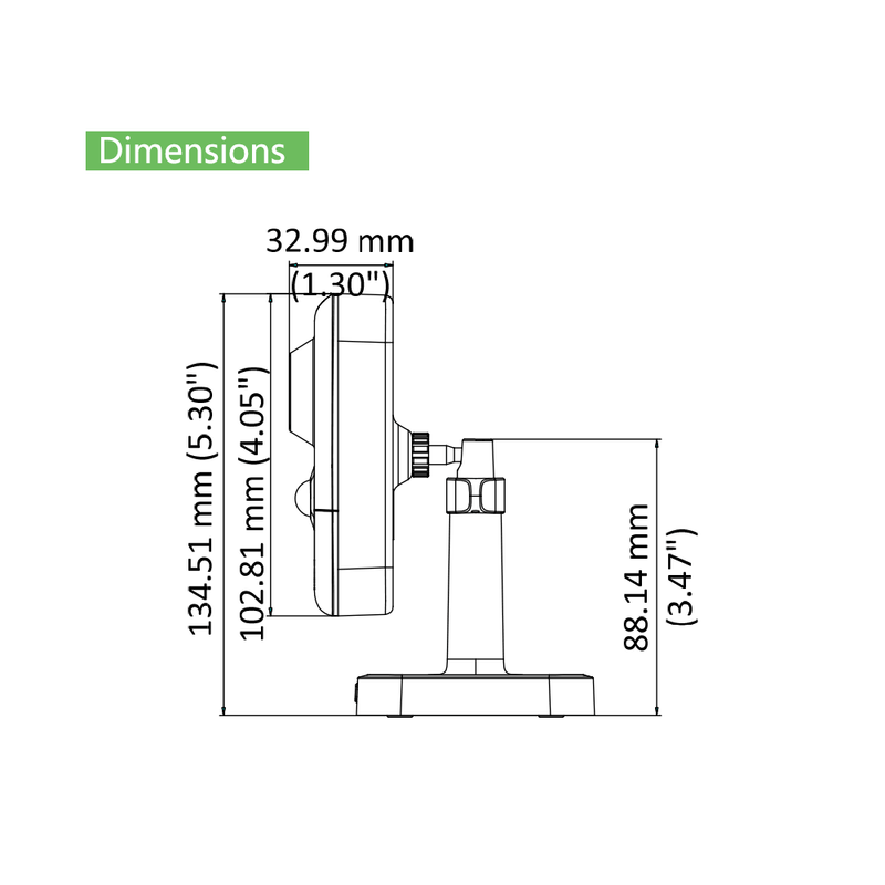 4 MP Indoor WDR Fixed Cube Network Camera NC324-CU - LINOVISION US Store