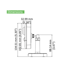 4 MP Indoor WDR Fixed Cube Network Camera NC324-CU - LINOVISION US Store