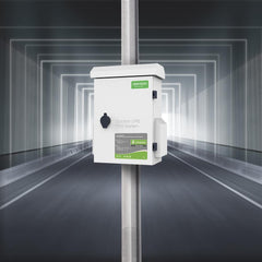 Outdoor UPS POE Power for One Camera System with 30AH LiFePO4 Battery and 4G Router, Dimension 30x40x15cm - LINOVISION US Store