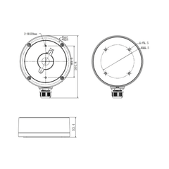Junction box for Hikvision camera DS-1280ZJ-DM22 - LINOVISION US Store