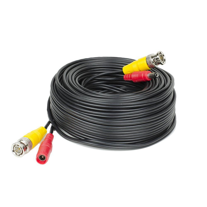 150 feet Pre-made power and video HD-TVI cable, Black - LINOVISION US Store
