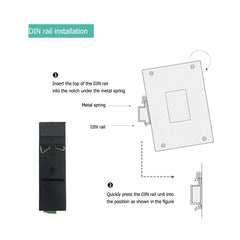 Industrial 4G LTE WiFi Router with SIM Card Slot, 4G VPN Router, Indusrial Cellular Router with one LAN Port, WAN Port and 3 Antenna, Supports T-Mobile, AT&T and DIN Rail Mounting - LINOVISION US Store