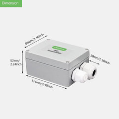 LINOVISION Passive 2 Port POE Extender with Water-Proof Enclosure, POE Splitter, One IEEE802.3af/at Cable to Power 2 POE Devices, Plug-n-Play, POE Repeater for Security Cameras, IP Phone, Wireless AP - LINOVISION US Store