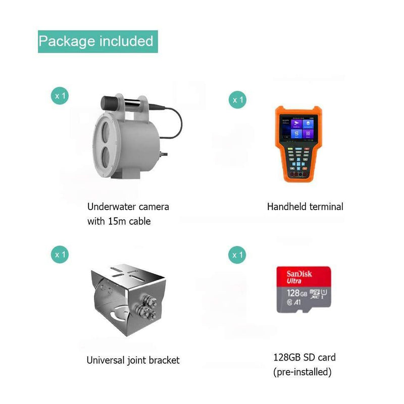 Industrial Underwater Camera with Dissolved Oxygen and Temperature Sensors designed for for Aquaculture farms - LINOVISION US Store