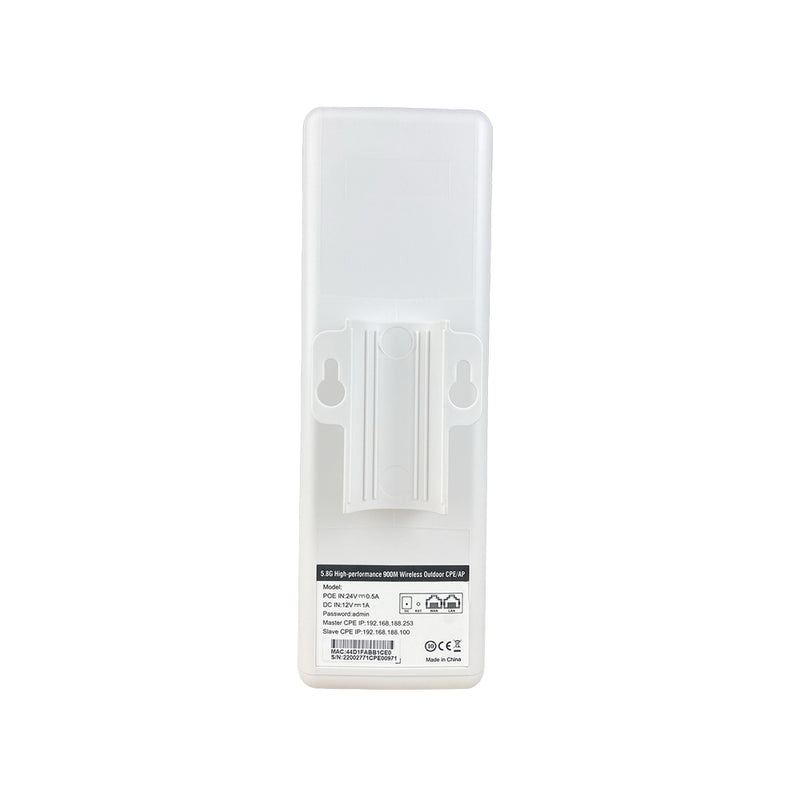 Outdoor CPE, 5GHz, compatible to IEEE 802.11a/n/ac, plug-n-play, wireless bridge for community complex or outdoor internet  (CPE-5AC)