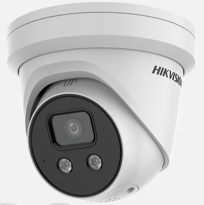 Hikvision 4K AcuSense Strobe Light and Audible Warning Fixed Turret Network Camera