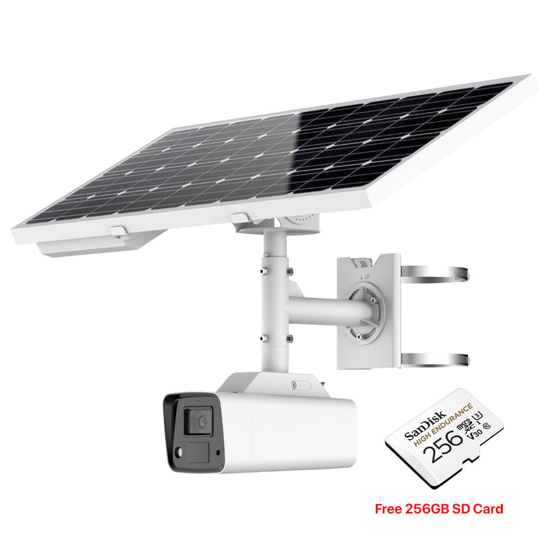 Commercial 4G Solar Powered Camera with Up to 24-Days Standby and 4MP Night ColorVu Video - LINOVISION US Store