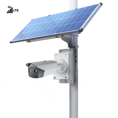 4G LTE Solar Power Thermal Camera Kit with Fire Detection and Temperature Measurement