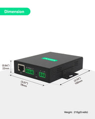 Industrial 4G LTE cellular router supports virtual SIM and physical SIM, WLAN, RS485 IoT gateway