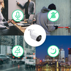 8 Channel 4K PoE IP Camera System 8 Channel 4K NVR and 8 Pcs 5MP PoE Bullet Security Cameras with 2TB HDD - LINOVISION US Store