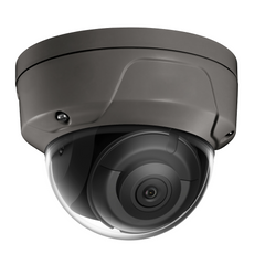 4MP H.265 IP vandal-proof dome camera, EXIR 100ft, 2.8mm lens, Black Color