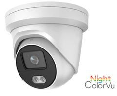 4MP 24/7 Night ColorVu Turret Dome Camera with built-in Microphone (IPC5347-AF)