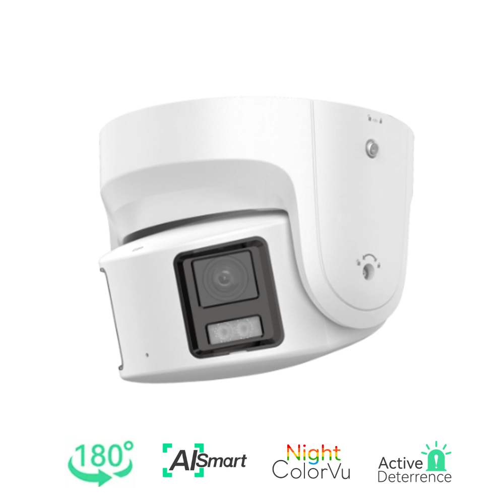 IPC7P8AI-CSL )4K Dual-Lens 180° Panoramic Camera with Night ColorVu