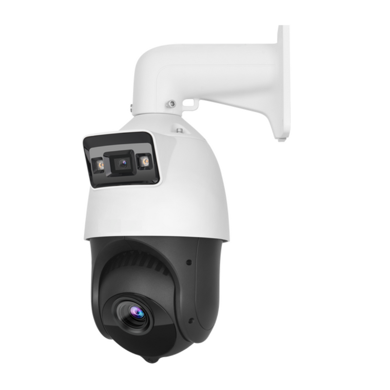 AI Smart 4MP Dual-Lens PTZ Camera with 25x Optical Zoom, Night ColorVu
