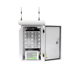 Outdoor UPS POE Power for One Camera System with 30AH LiFePO4 Battery and 4G Router, Dimension 30x40x15cm - LINOVISION US Store