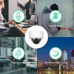 8 Channel 4K IP PoE Security Camera System 8ch 4K NVR with 2TB HDD and 4 Outdoor 8MP PoE IP Dome Cameras - LINOVISION US Store