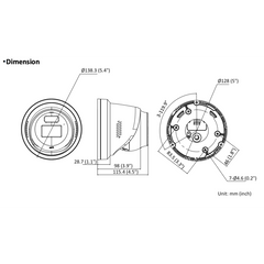 4MP AI Smart Night ColorVu IP Turret Dome Camera support Active Deterrence with Strobe Light and Audio Alarm - LINOVISION US Store