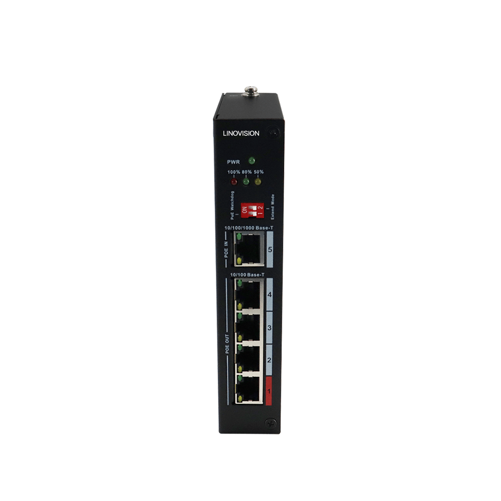 4 ports PoE Extender to split one PoE cable to power 4 PoE devices