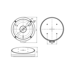 DS-1281ZJ-M Inclined ceiling mount for Hikvision IPC33X - LINOVISION US Store